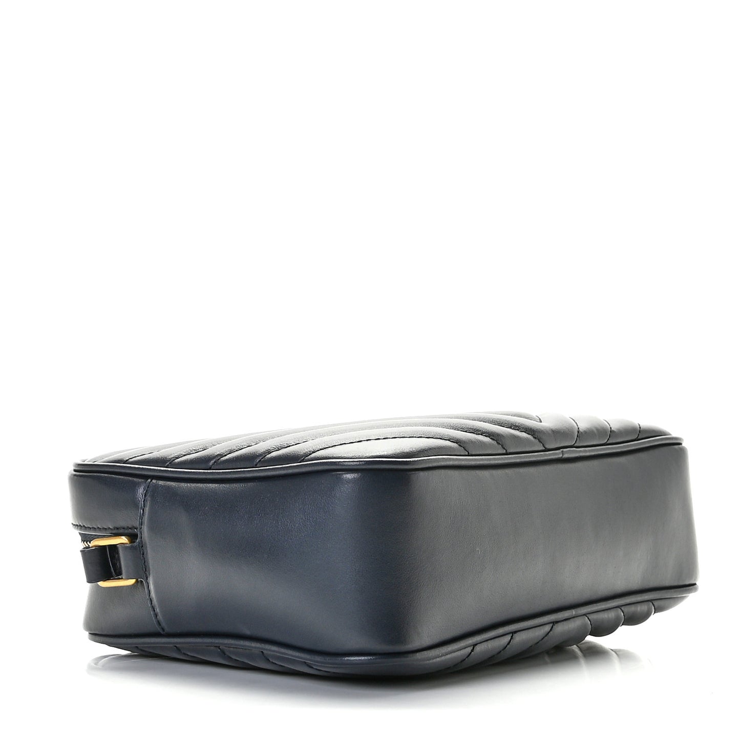 Calfskin Matelasse Monogram Lou Camera Bag Deep Marine