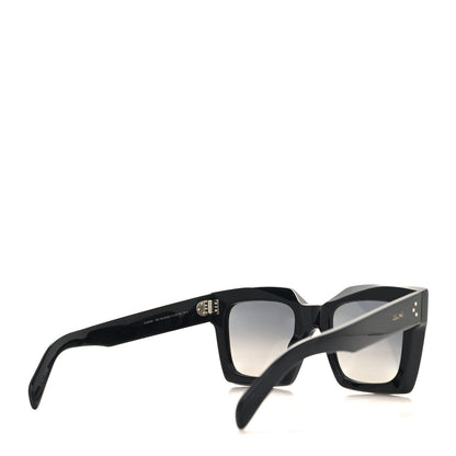 Celine Acetate Square Sunglasses CL401301 Black 4 of 8