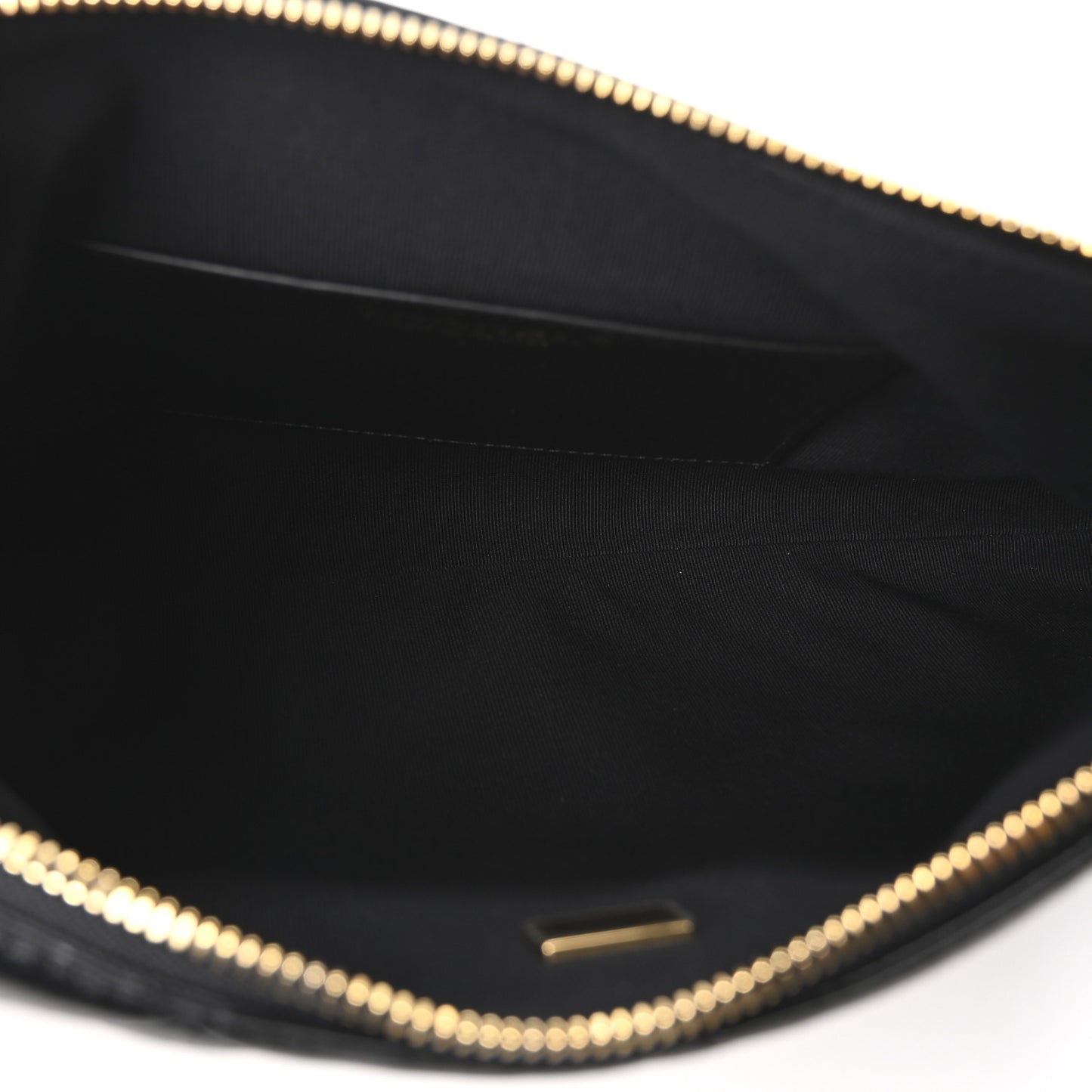 Shiny Lambskin Quilted CC Hobo Black