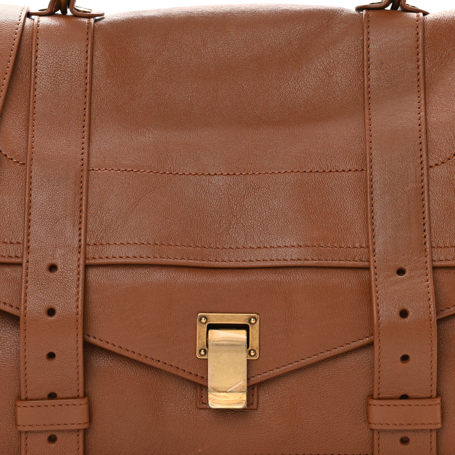 Lambskin Large PS1 Satchel Saddle