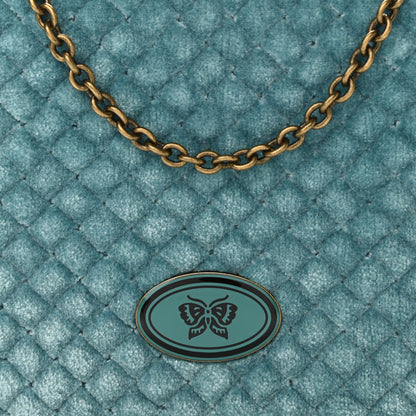 Bottega Veneta Velvet Ayers Intrecciato Butterfly Chain Wallet Linoleum 9 of 11