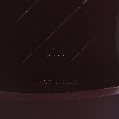 Chanel Calfskin Quilted CC Turnlock Loafers 41.5 Burgundy 9 of 10