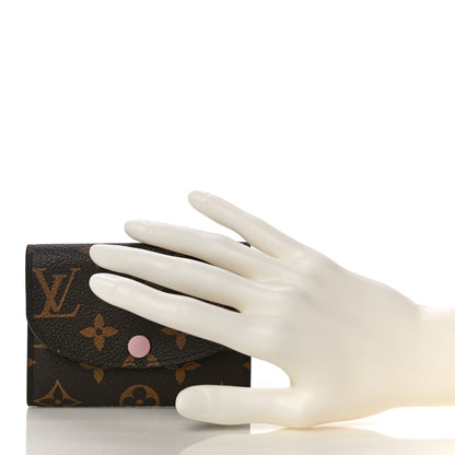 Louis Vuitton Monogram Rosalie Coin Purse Rose Ballerine 2 of 10