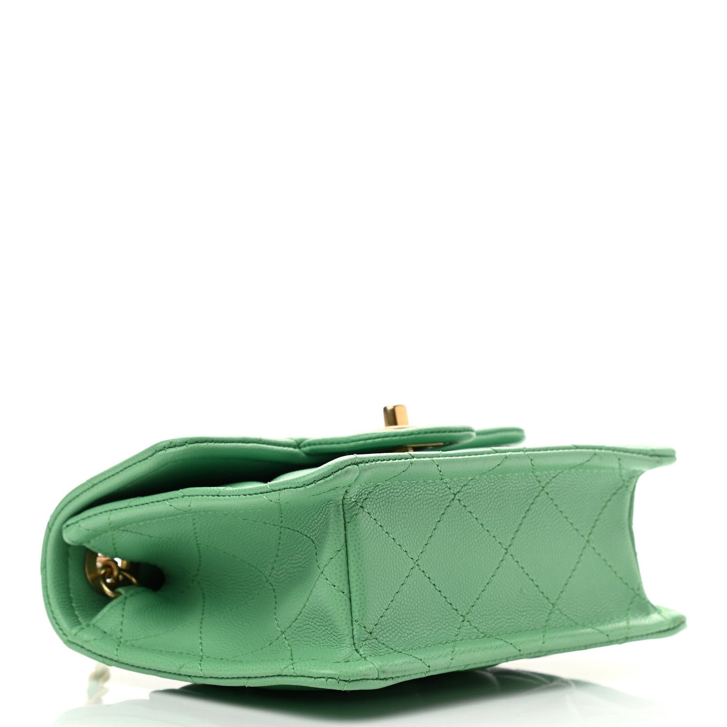 Chanel Caviar Quilted Mini Sweet Classic Flap Green 4 of 10