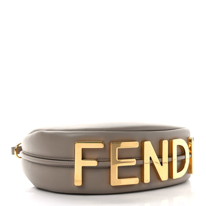 Fendi Vitello Grace Matte Small Fendigraphy Hobo Bag Tortora 4 of 10