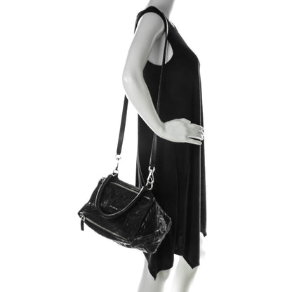Givenchy Tumbled Sheepskin Small Pandora Black 2 of 7