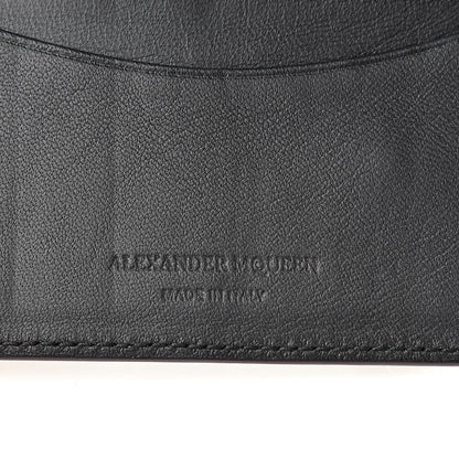 Alexander McQueen Small Grained Calfskin Skull Pocket Organizer Amaranth 6 of 7