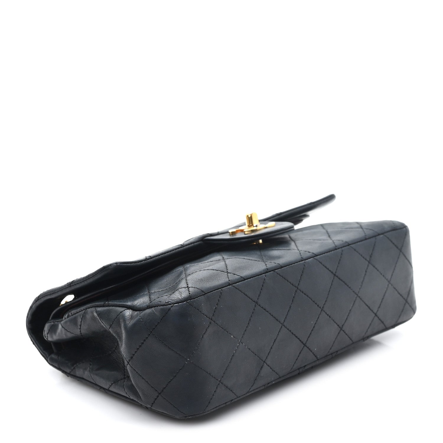 Chanel Lambskin Quilted Small Double Flap Black 4 of 11
