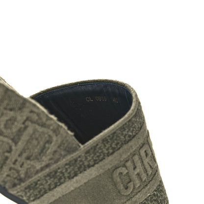 Christian Dior Oblique Denim D-Way Platform Sandal 40 Kaki 9 of 10