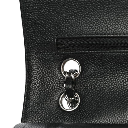 Chanel Caviar Quilted Medium Double Flap Black 19 of 21