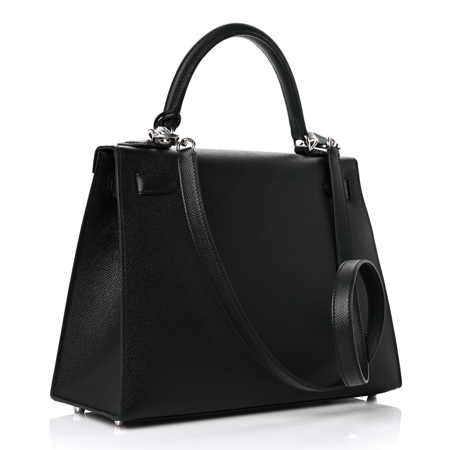 Hermes Epsom Kelly Sellier 28 Black 3 of 10