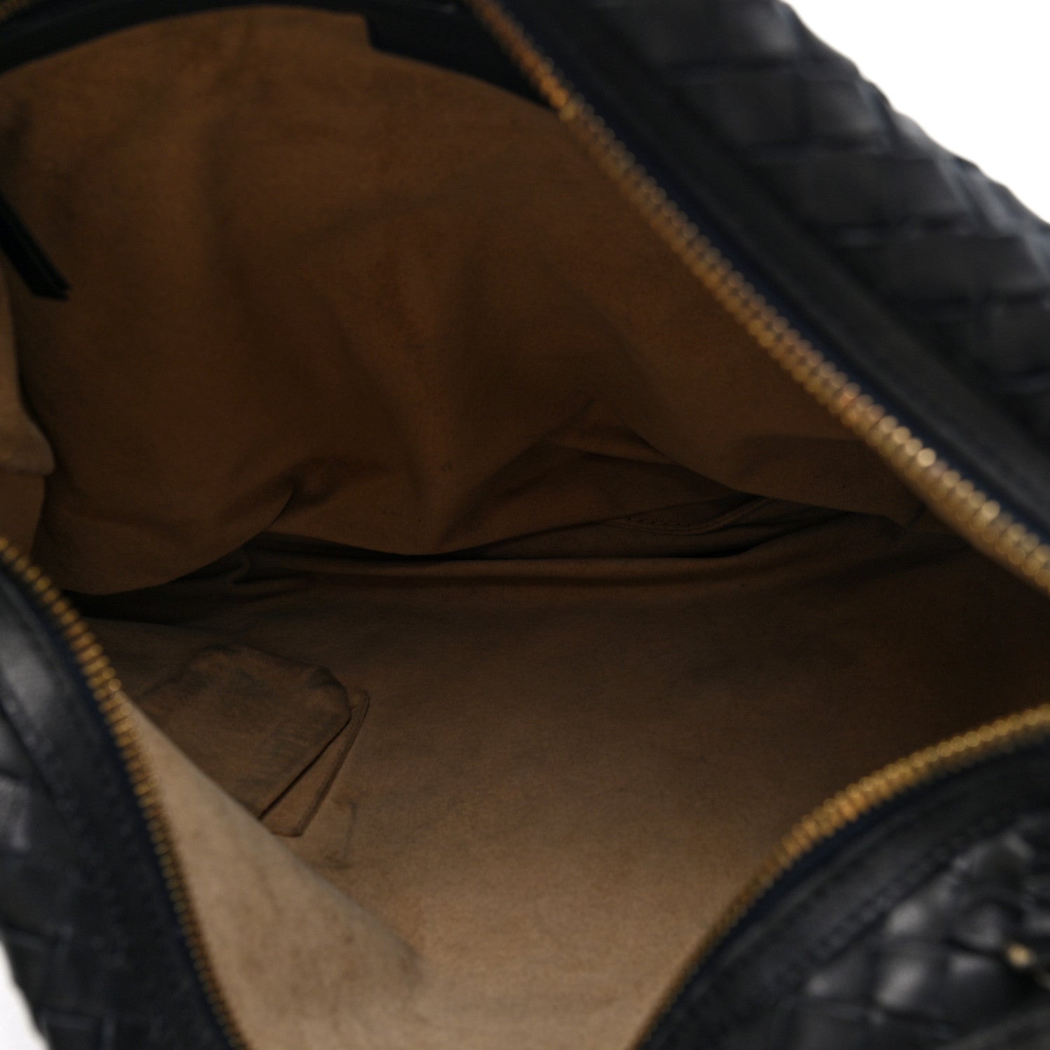 Bottega Veneta Nappa Intrecciato Hobo Navy 5 of 9