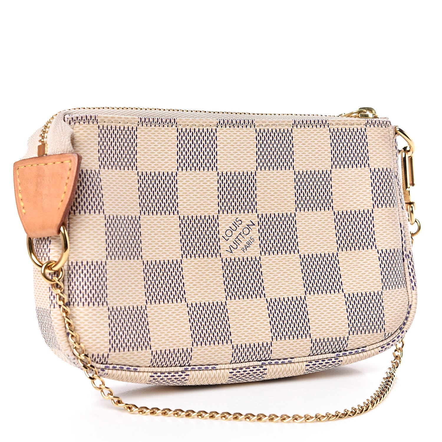 Louis Vuitton Damier Azur Mini Pochette Accessories 3 of 8