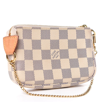 Louis Vuitton Damier Azur Mini Pochette Accessories 3 of 8
