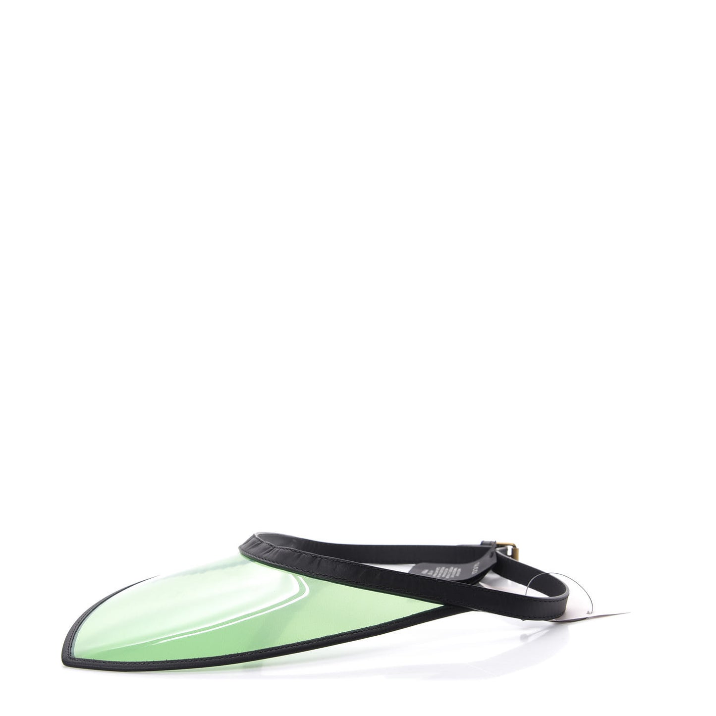 Calfskin Vinyl Visor S Black Green
