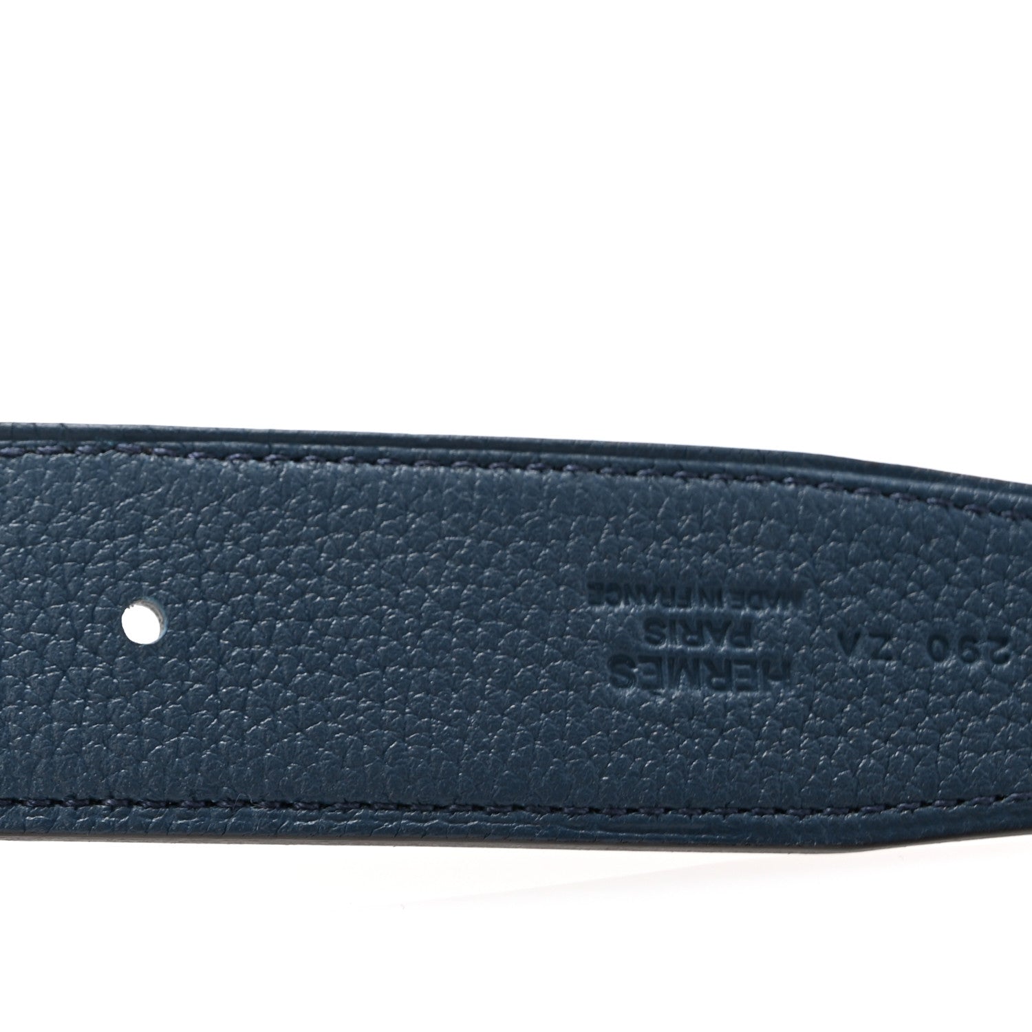 Hermes Box Togo 32mm Au Carre H Belt 100 40 Black Bleu De Prusse 3 of 8