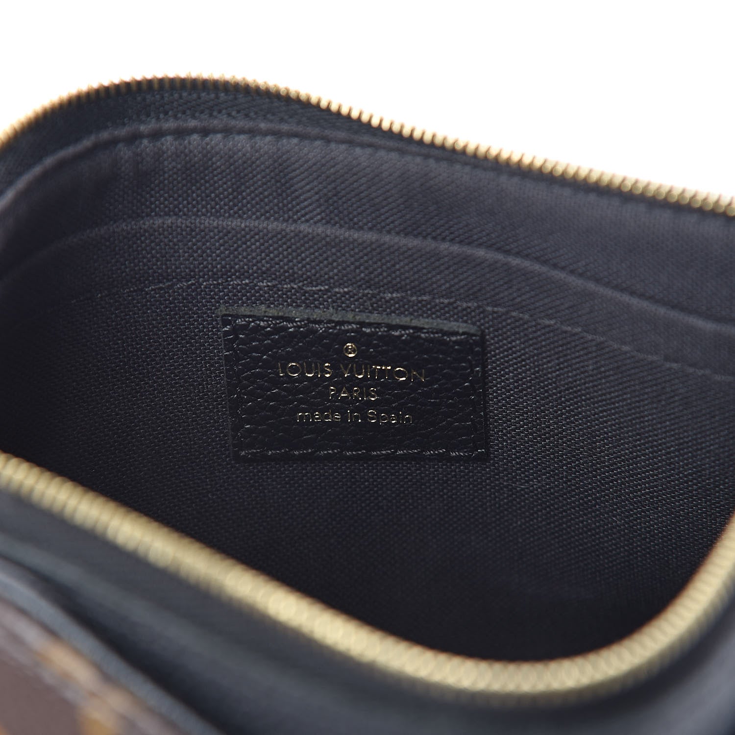 Louis Vuitton Monogram Pallas Clutch Black 6 of 10