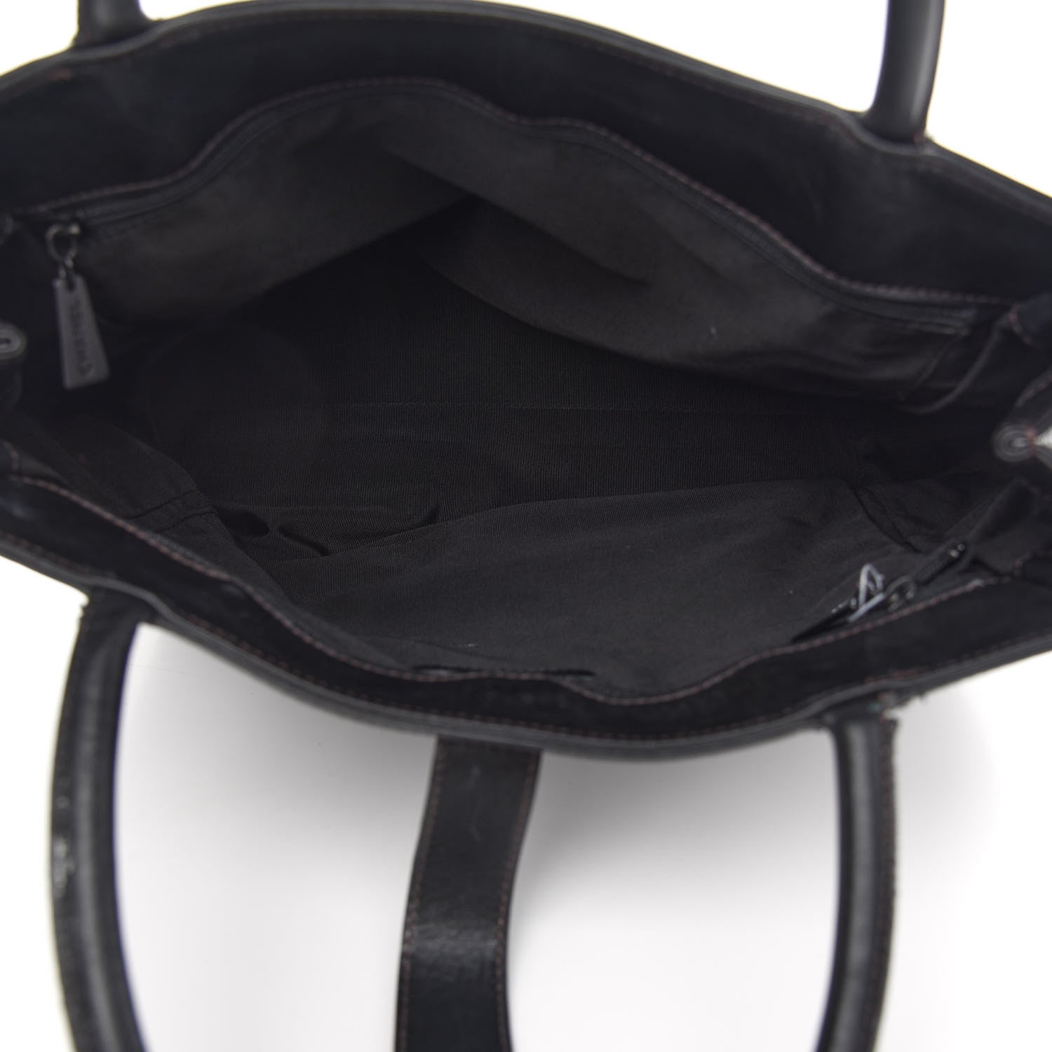 Chanel Lambskin CC Tote Black 5 of 14