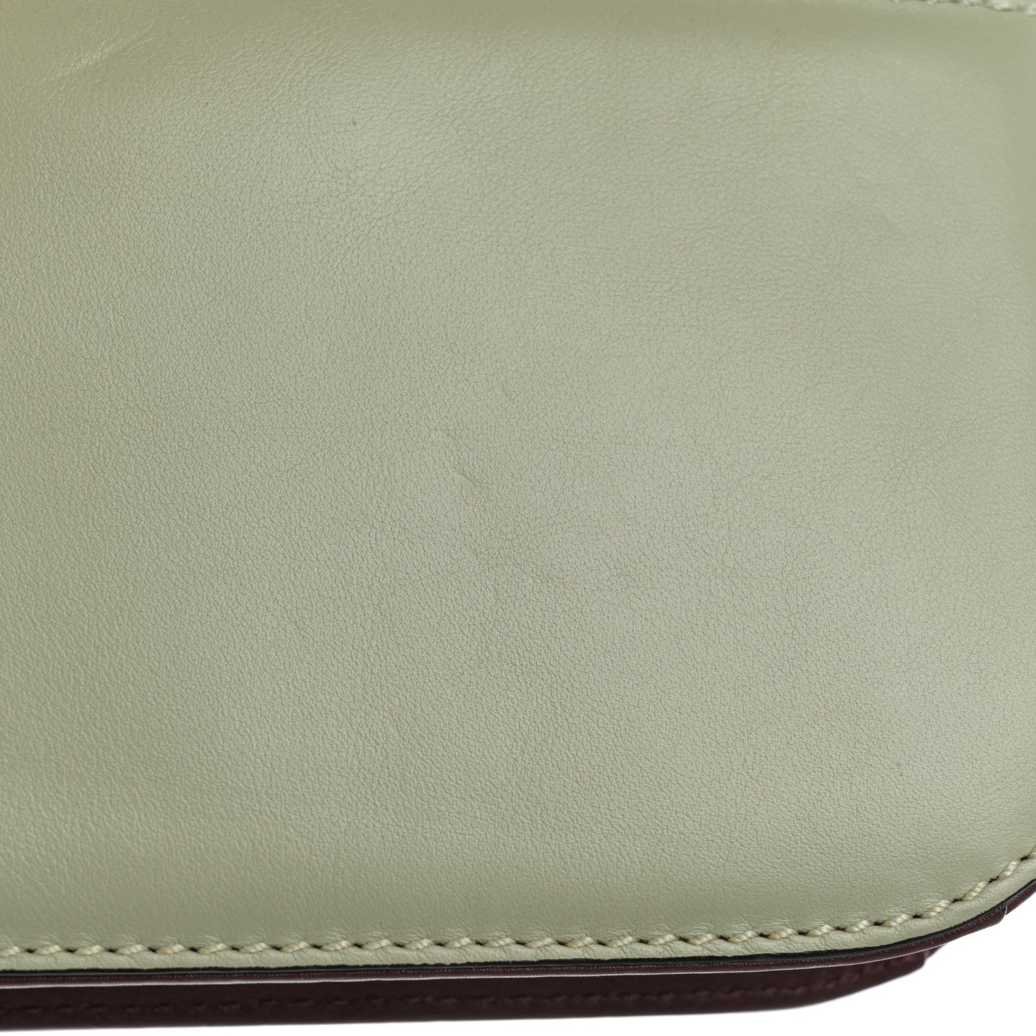 Valentino Garavani Vitello Small Glam Lock Rockstud Flap Mandarin Green Tea London Stone Rubin 17 of 18