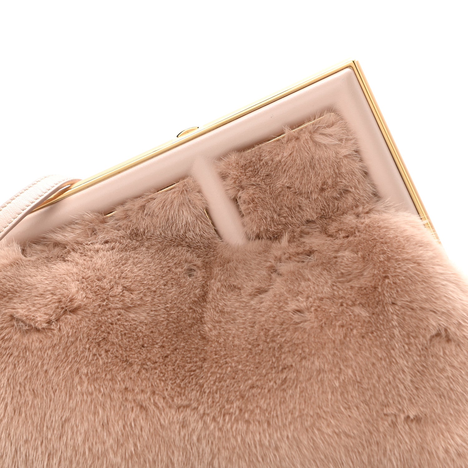 Fendi Mink Shiny Nappa Small Fendi First Rosa Plaster 9 of 11