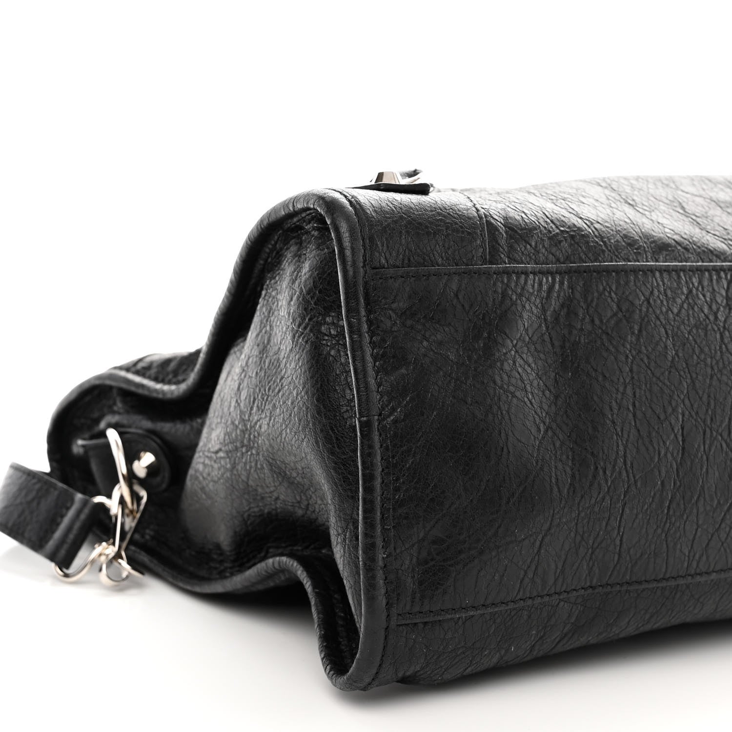 Balenciaga Agneau Classic Silver Hardware City Black 10 of 11