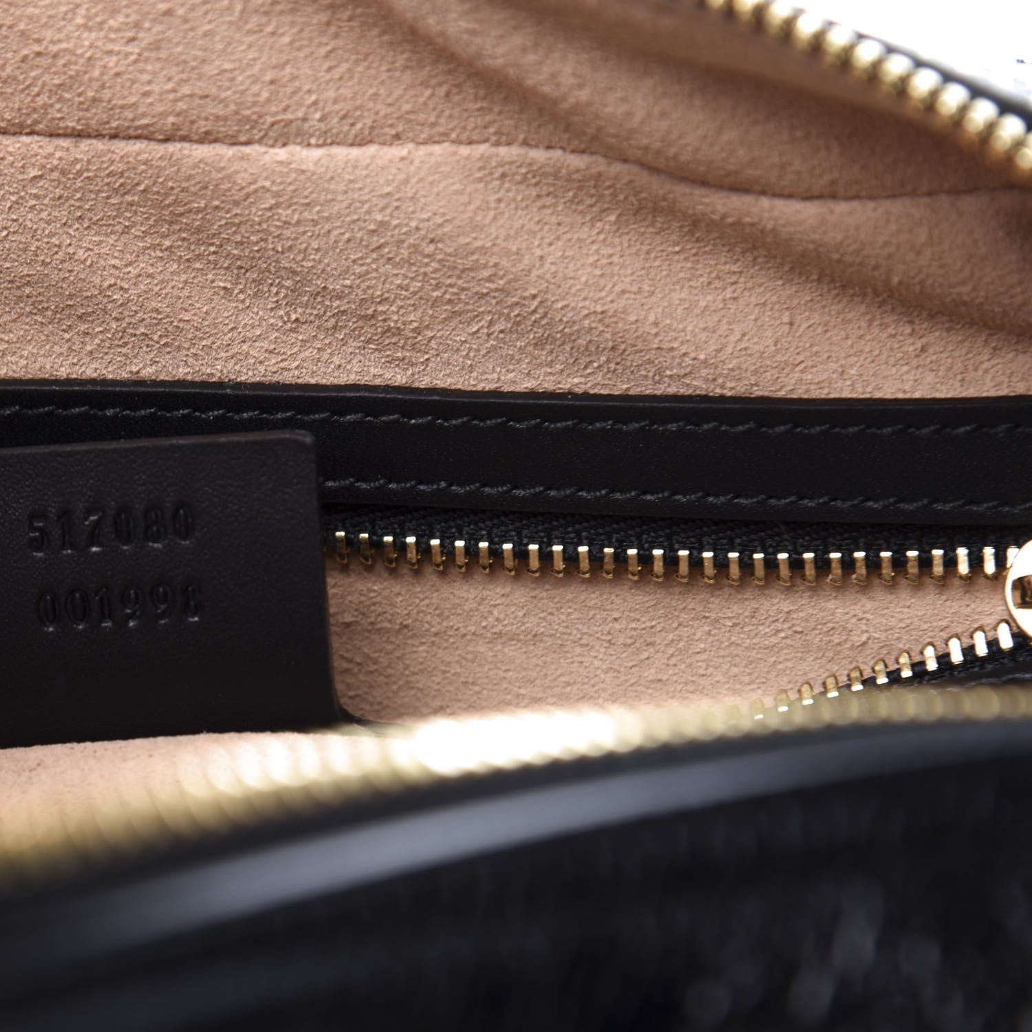 Gucci Suede Patent Web Small Ophidia Shoulder Bag Black 9 of 11