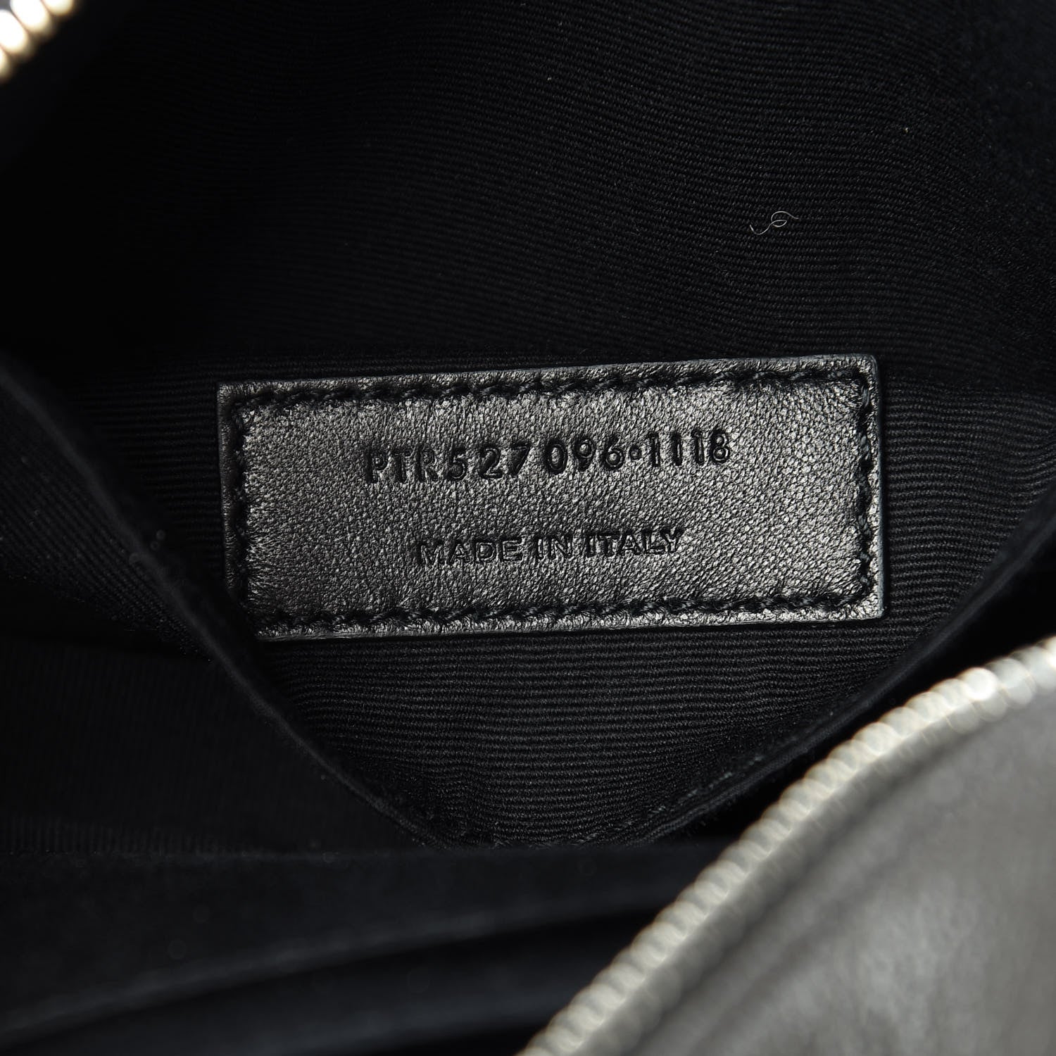 Saint Laurent Lambskin Monogram Lou Belt Bag Asphalt 7 of 10