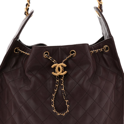 Chanel Caviar Quilted Medium Chanel 25 Handbag Dark Brown 9 of 13