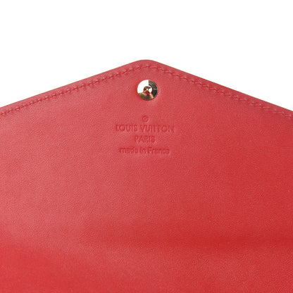 Louis Vuitton Vernis Sarah Wallet NM Cherry 6 of 7