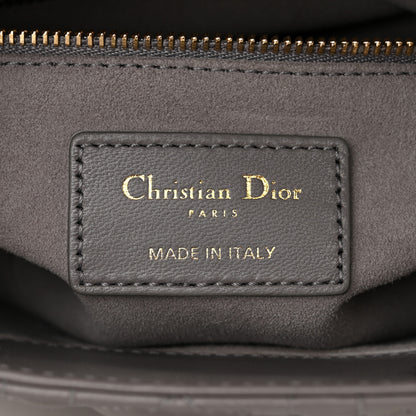 Christian Dior Lambskin Cannage Small My ABC Dior Lady Dior Grey 6 of 10