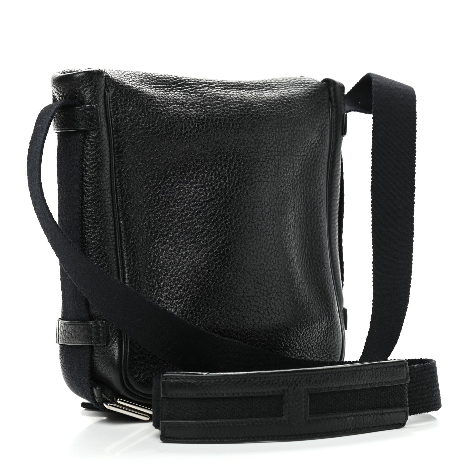 Hermes Taurillon Clemence Tibet PM Black 3 of 8