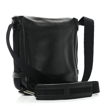 Hermes Taurillon Clemence Tibet PM Black 3 of 8