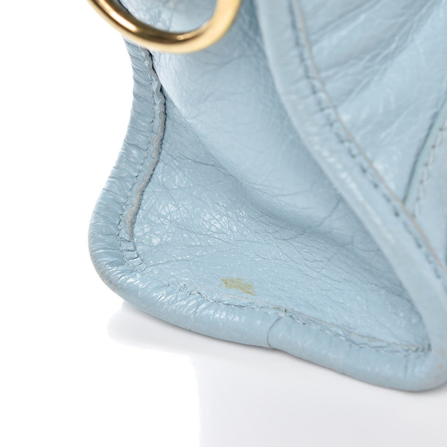 Agneau Giant 12 Gold Hardware Mini City Bleu Dragee