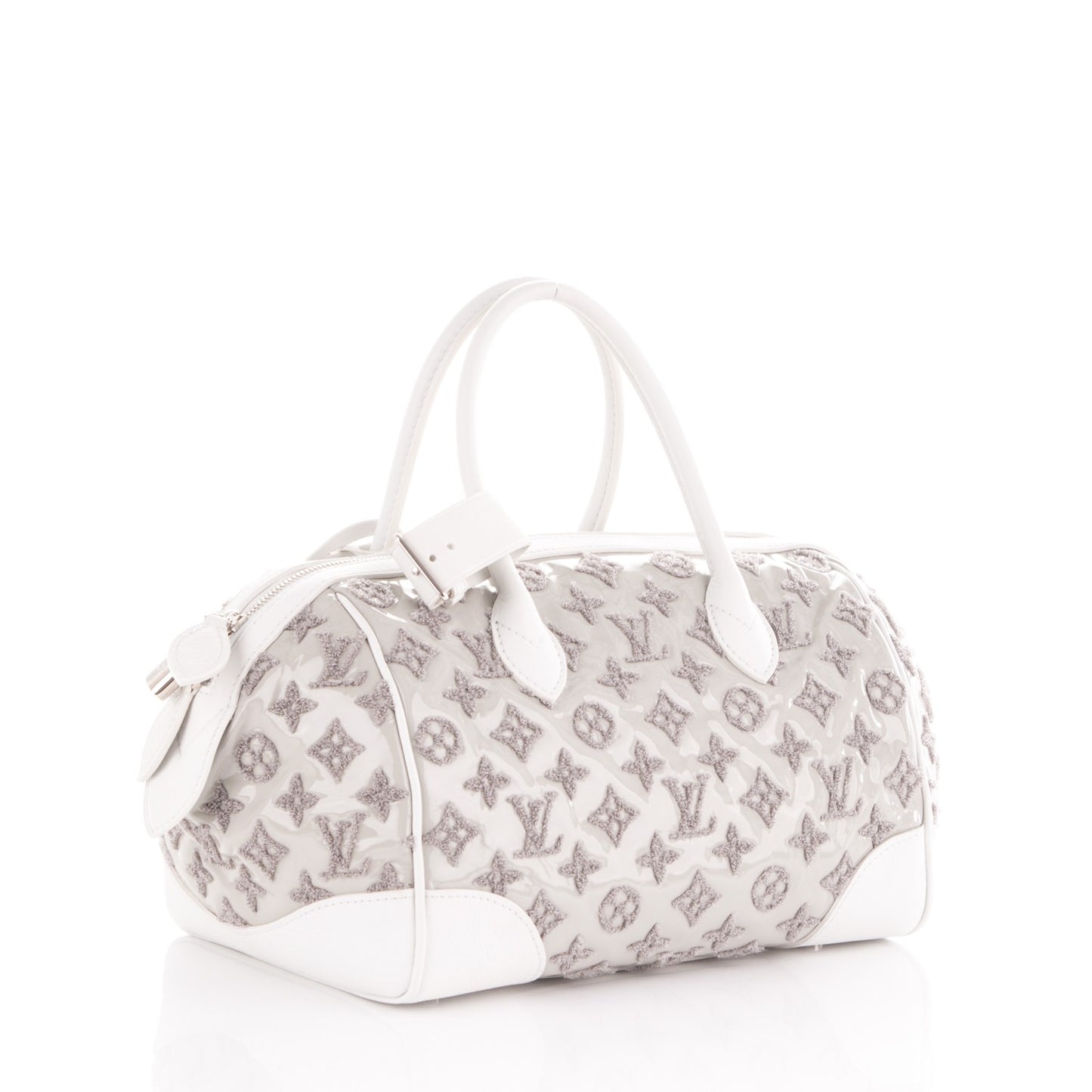 Monogram Bouclettes Speedy Round Perle