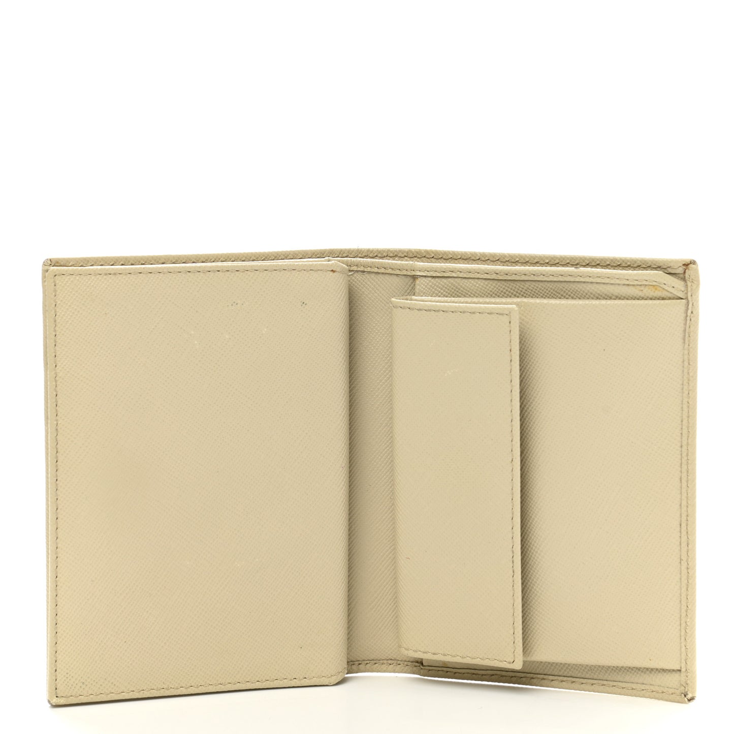 Saffiano Metal Bi-Fold Wallet Cera