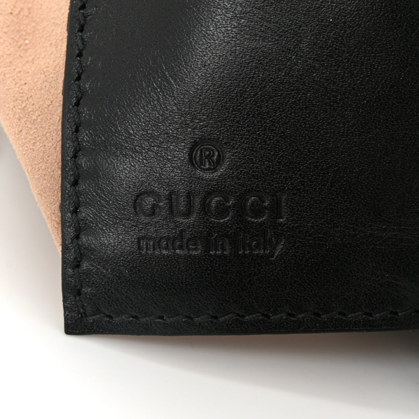 Calfskin Matelasse Mini GG Marmont Chain Bag Black
