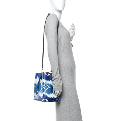 Louis Vuitton Monogram Escale Neonoe MM Blue 2 of 9