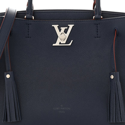 Louis Vuitton Calfskin Lockmeto Marine Rouge 7 of 9