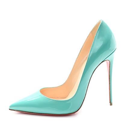 Christian Louboutin Patent So Kate 120 Pumps 38 Pacific 1 of 9