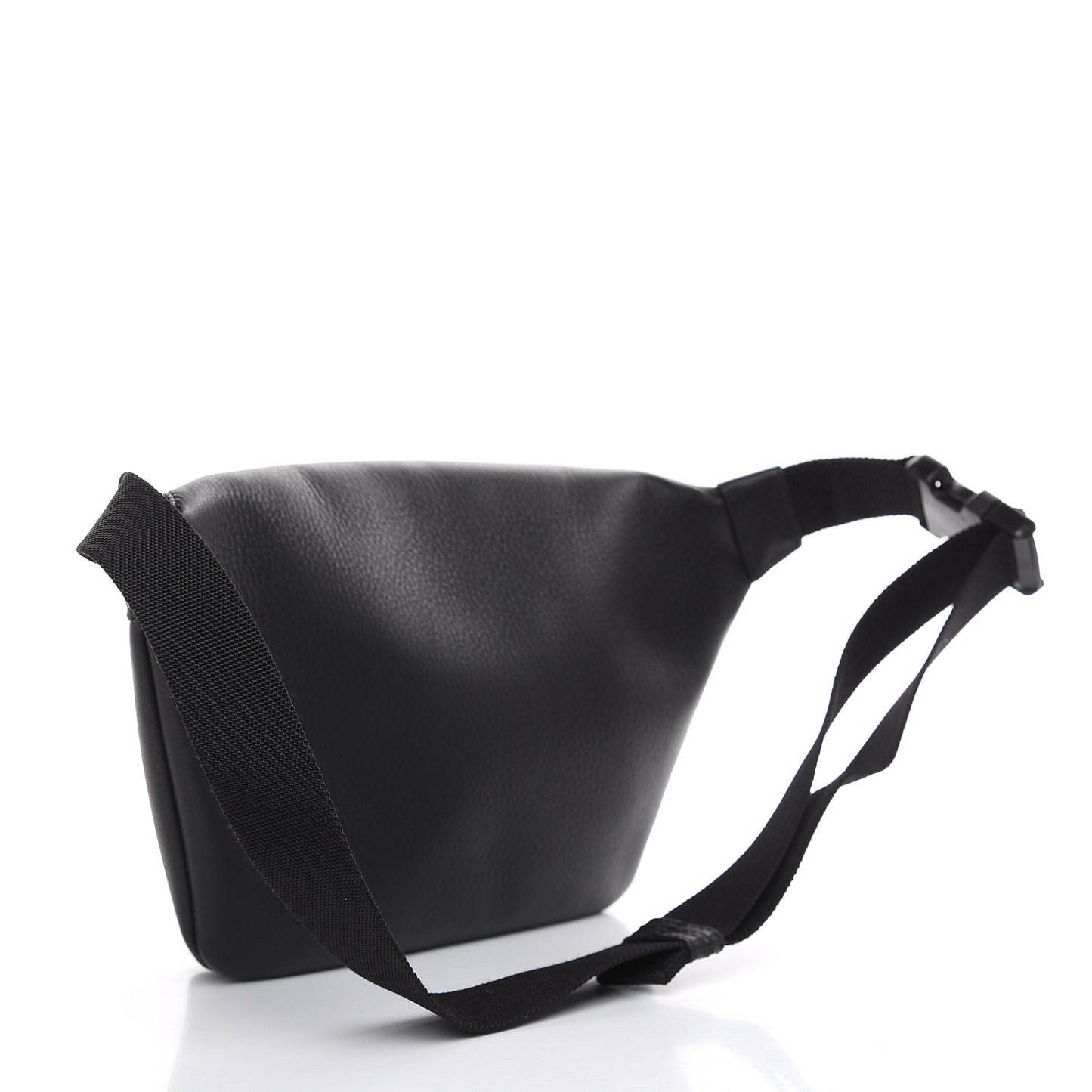 Smooth Calfskin Logo Large Everyday Beltpack Black