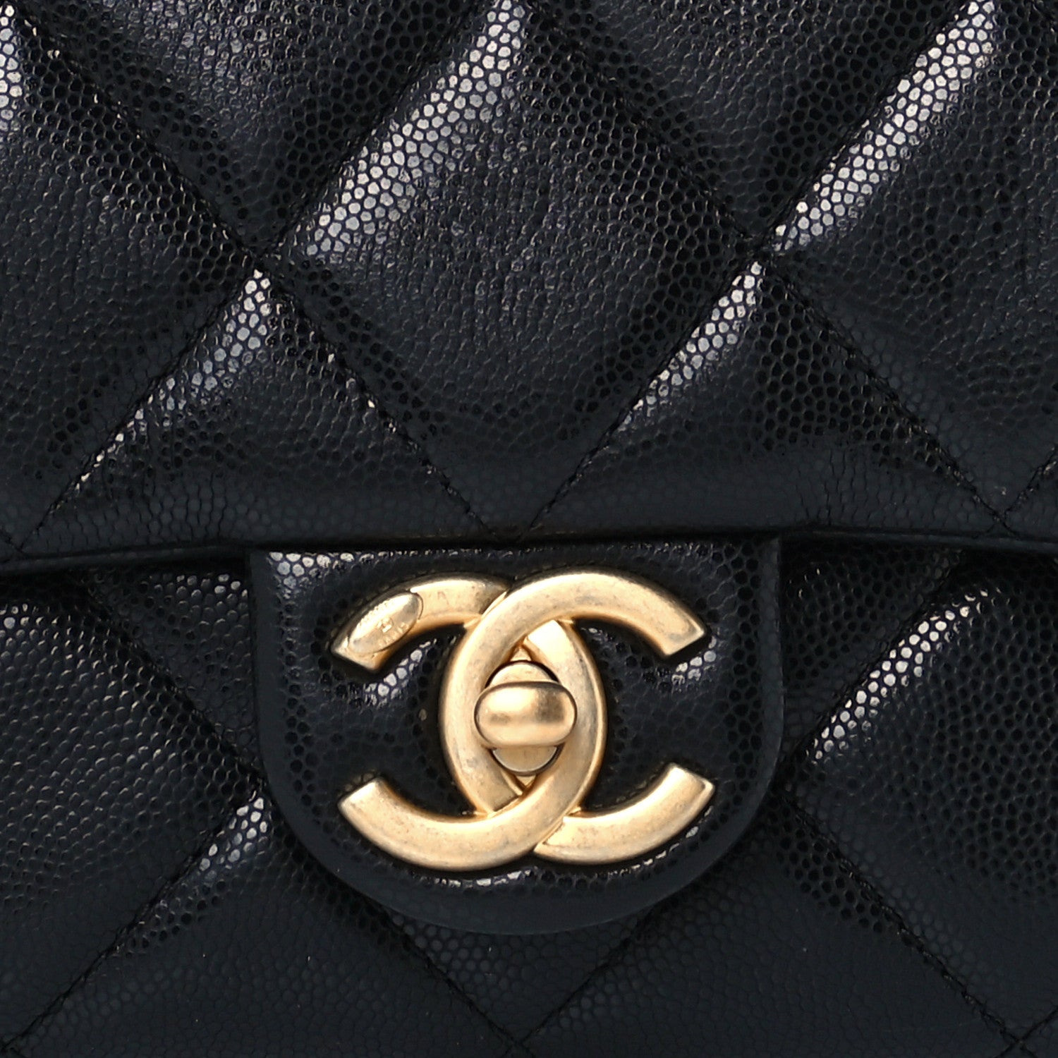 Chanel Caviar Quilted Small Twist Your Buttons Flap Black 10 of 11