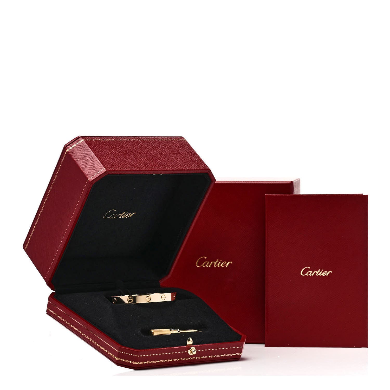 Cartier 18k Yellow Gold Love Bracelet 18 6 of 9