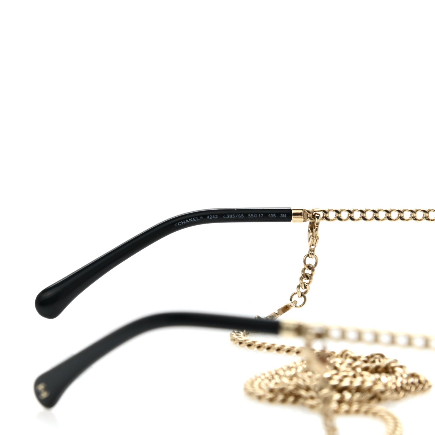 Chanel Chain Pantos Sunglasses 4242 Gold Brown 7 of 8