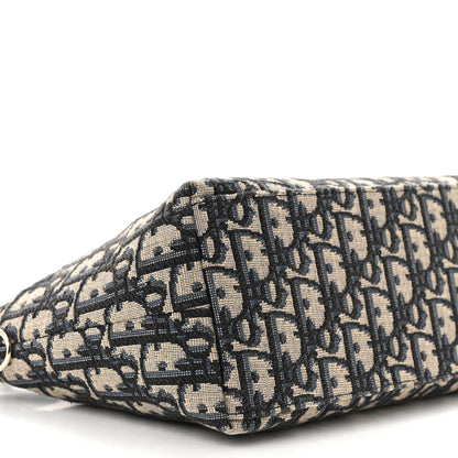 Christian Dior Oblique Medium Diortravel Nomad Pouch Blue 9 of 11