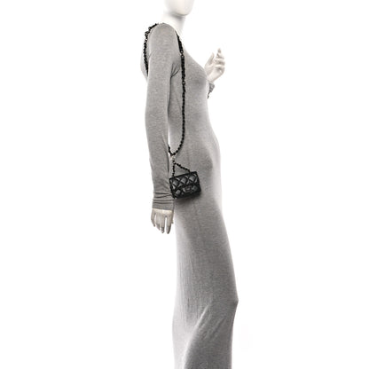 Chanel Lambskin Quilted Mini Chain Belt Bag So Black 2 of 11