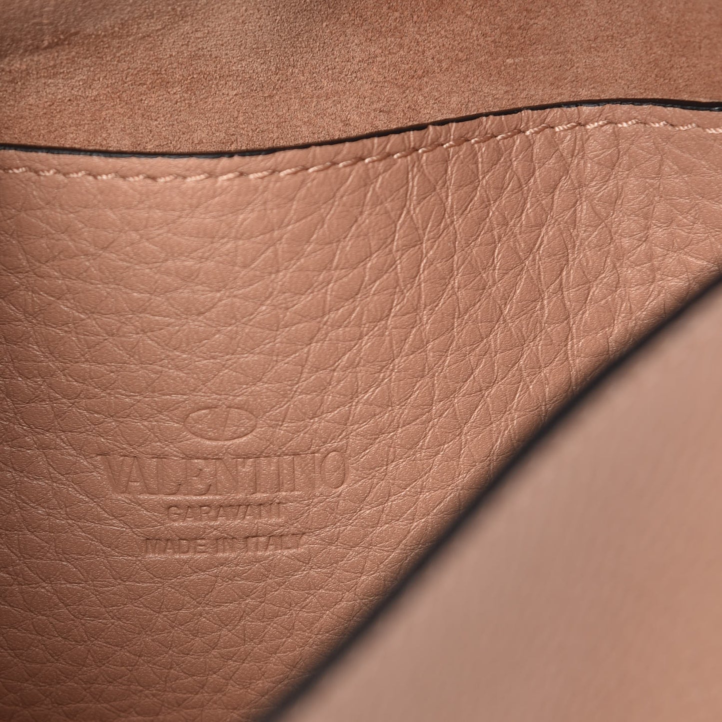 Pebbled Calfskin Medium Rockstud Flip Lock Crossbody Bag Skin Sorbet