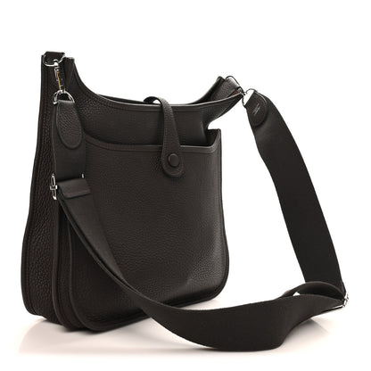 Hermes Taurillon Clemence EVELYNE III PM Ebene 3 of 10