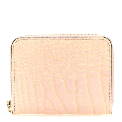 Louis Vuitton Alligator Zippy Coin Purse Pearl 1 of 7