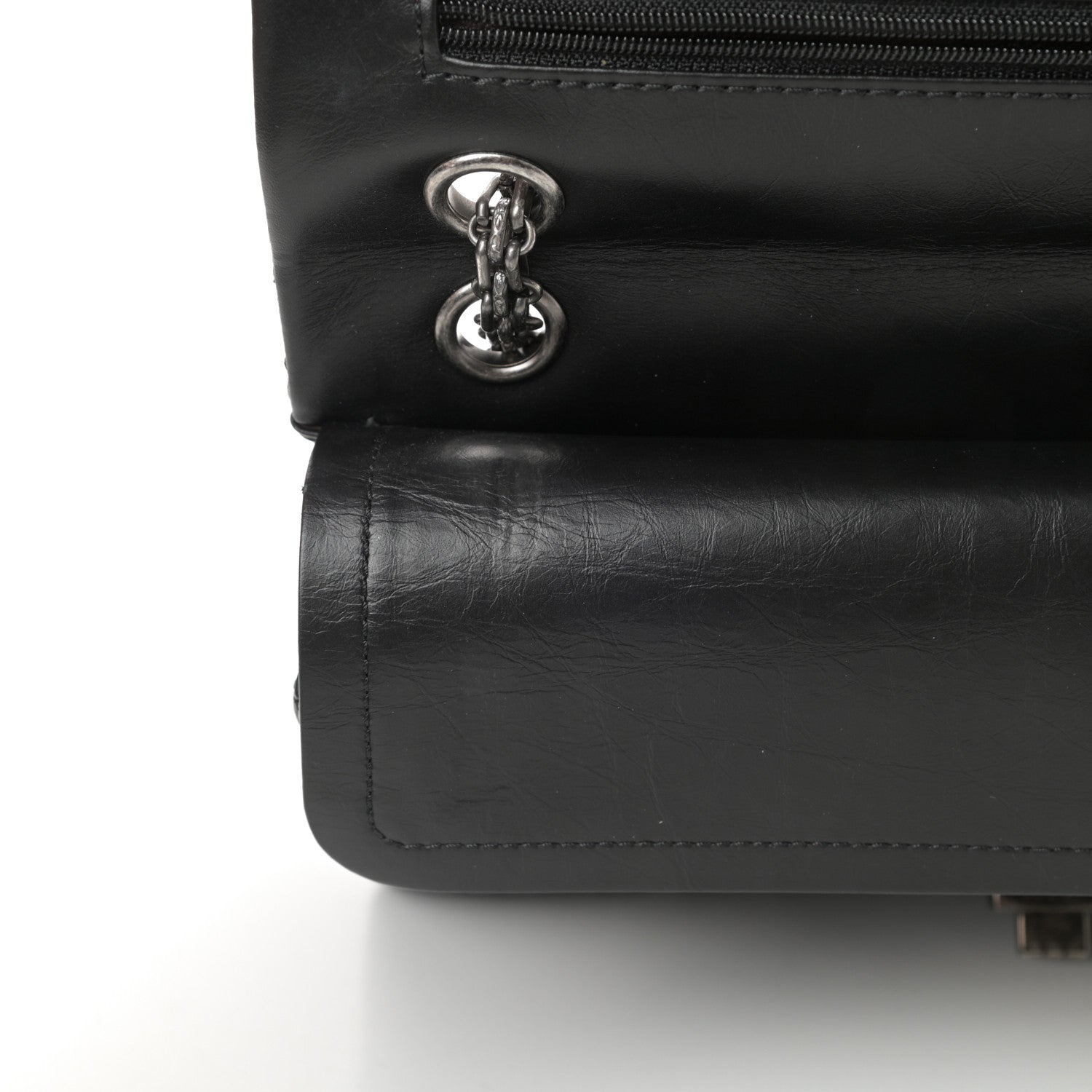 Chanel Aged Calfskin Quilted 2.55 Reissue 226 Flap Black 12 of 13