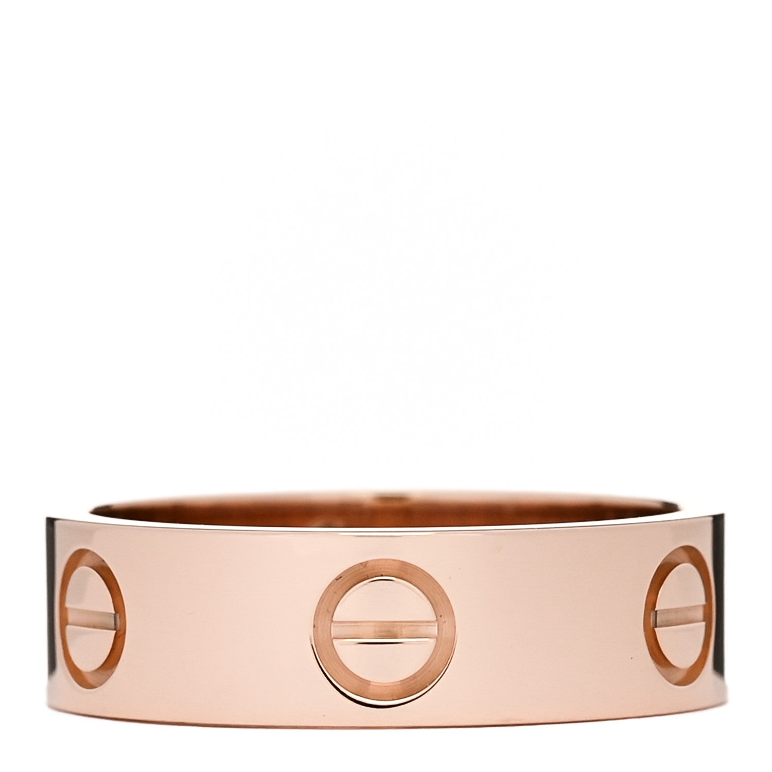 Cartier 18K Pink Gold 5.5mm LOVE Ring 53 6.5 1 of 5